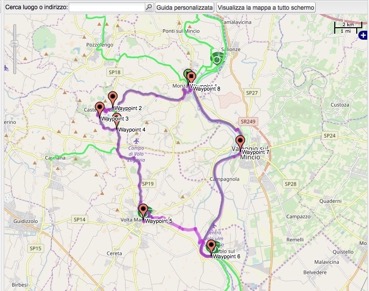 Mappa del Secondo percorso