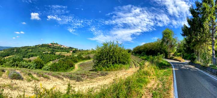 panorama su Castelletto d'Erro