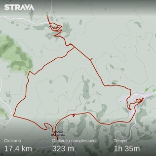 Tracciato tra Lu e Cuccaro
