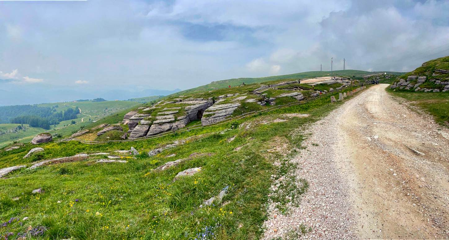 Panorama delle trincee