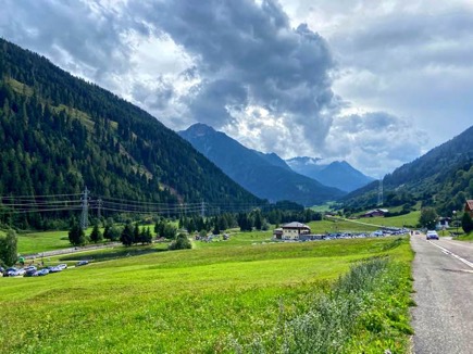 panoramica della val di sole a Vermiglio